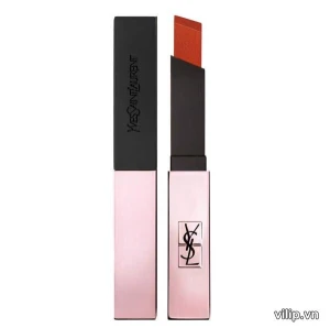 Son YSL The Slim Glow Matte 213 No Taboo Chili – Màu Cam Cháy | Vilip Shop