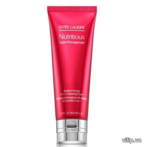 Sữa Rửa Mặt Cho Da Dầu Mụn Estée Lauder Nutritious Super Pomegranate Radiant Energy 2 In 1 Cleansing Foam