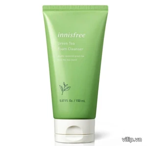 Sữa Rửa Mặt Innisfree Trà Xanh - Làm Sạch Sâu & Ngăn Ngừa Mụn | Vilip Shop - Mỹ phẩm chính hãng