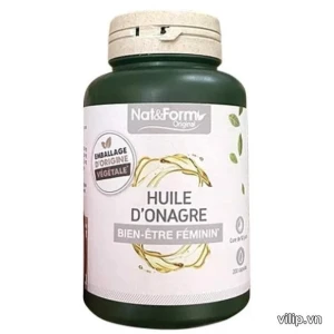 Viên Uống Tinh Dầu Hoa Anh Thảo Nat&Form Huile D'Onagre Bien-Etre Feminin | Vilip Shop - Mỹ phẩm chính hãng