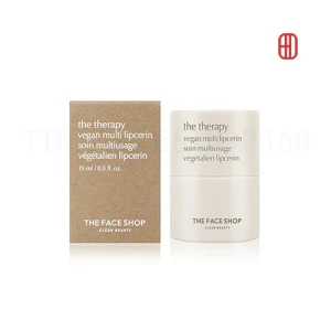 Dưỡng Môi thuần chay The Therapy Vegan Multi Lipcerin The Face Shop 15ml