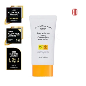 Kem chống nắng toàn diện ngăn bụi mịn Natural Sun Eco Super Active Sun Cream SPF50+ PA++++