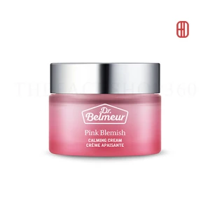 Kem dưỡng ẩm sáng hồng mờ thâm làm dịu da nhạy cảm Dr. Belmeur Pink Blemish Calming Cream 50ml The Face Shop