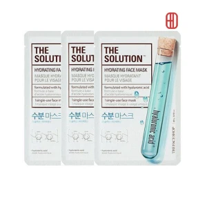 Set 3 miếng Mặt nạ cung cấp ẩm The Solution Hydrating Face Mask The Face Shop