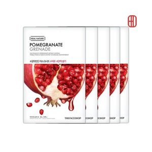 Set 5 miếng Mặt nạ lựu Real Nature Mask Pomegranate TheFaceShop