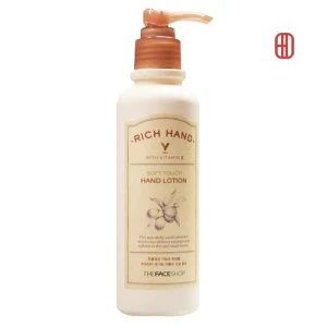 Sữa Dưỡng Da Tay Rich Hand V Soft Touch Hand Lotion The Face Shop