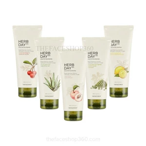 Sữa rửa mặt Herb Day 365 Master Blending Foaming Cleanser The Face Shop (170ml)