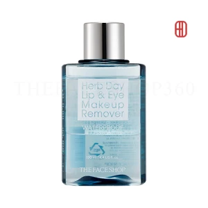 Tẩy trang mắt môi Herb Day Makeup Remover For Lip & Eye (130ml) The Face Shop