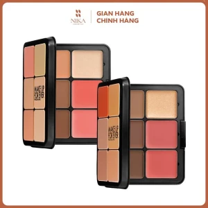 Bảng Che Khuyết Điểm Má Hồng Tạo Khối Make Up For Ever Hd Skin Palette 12 Ô