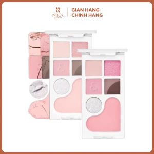 Bảng Phấn Mắt Má Hồng Romand Bare Layer Palette 14G