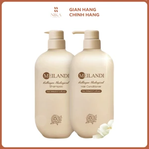 Bộ Dầu Gội Dầu Xả Meilandi Collagen 500Mlx2