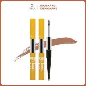 Chì Kẻ Mày Mascara Mày Lemonade Want It Got It Dual Eyebrow 2 Đầu