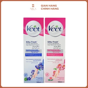 Kem Tẩy Lông Veet Silky Fresh Hair Removal Cream 100ML