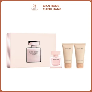Set Nước Hoa Narciso Cristal Edp 50Ml Body Lotion 50Ml Sữa Tắm 50Ml