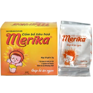 Cốm bổ tiêu hoá Merika, hỗ trợ cải thiện các rối loạn tiêu hóa như đầy bụng, khó tiêu, phân sống