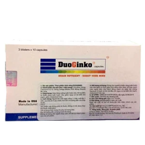 Duoginko, hỗ trợ tăng cường tuần hoàn não và lưu thông máu não