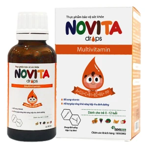 Novita drops, hỗ trợ giúp tăng khả năng hấp thu dinh dưỡng
