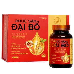 Phức Sâm Đại Bổ, hỗ trợ bồi bổ cơ thể, tăng cường tiêu hóa