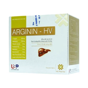 Arginin-Hv, hỗ trợ tăng cường chức năng gan trong các trường hợp viêm gan, suy gan