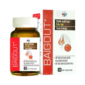 Yêu thích Baigout, hỗ trợ làm giảm acid uric trong máu, đau các khớp do gout