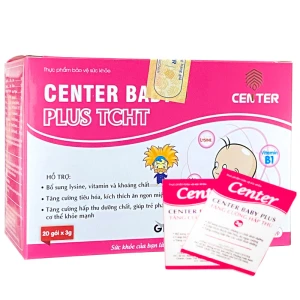 Center Baby Plus TCHT, Hỗ trợ giúp kích thích ăn ngon miệng, tăng cường hấp thu dưỡng chất