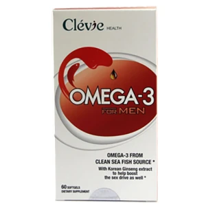 Clevie Omega-3 For Men, hỗ trợ nâng cao khả năng sinh lý cho nam giới