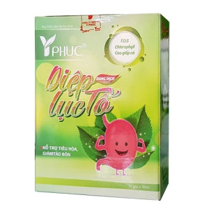 Diệp Lục Tố Yphuc, Hỗ trợ nhuận trường, hỗ trợ tiêu hóa, giảm táo bón