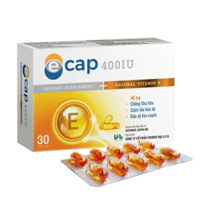 ECAP 400 IU, hỗ trợ chống oxy hóa, giảm lão hóa da