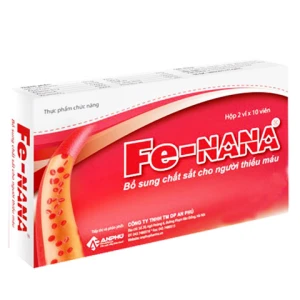Fenana, giúp bổ sung sắt, acid folic, vitamin và khoáng chất
