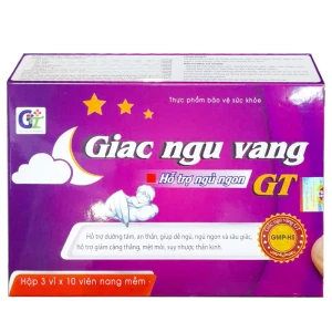 Giấc Ngủ Vàng GT, hỗ trợ dưỡng tâm an thần, tạo giấc ngủ sâu giấc
