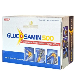 Glucosamin 500, hỗ trợ tăng tiết dịch khớp, giảm đau do khô khớp