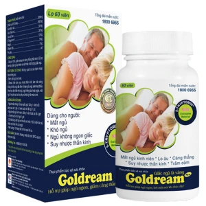 Goldream (60 viên), hỗ trợ đem lại giấc ngủ tự nhiên và cải thiện chất lượng giấc ngủ