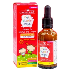 Multivitamin Drops Natures Aid, hỗ trợ tăng cường sức đề kháng, tăng hệ thống miễn dịch