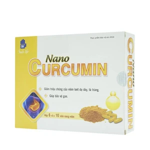 Nano Curcumin Medistar, hỗ trợ làm giảm các triệu chứng của viêm loét dạ dày, đại tràng