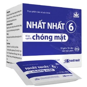 Nhất Nhất 6, hỗ trợ làm giảm rối loạn tiền đình, chóng mặt, hoa mắt