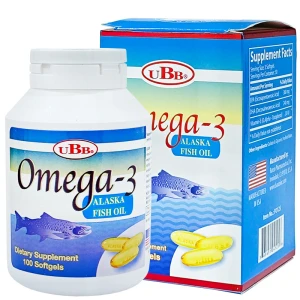 Omega-3 Alaska Fish Oil UBB, giúp bổ sung acid béo EPA và DHA