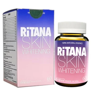 Ritana Skin Whitening, Hỗ trợ da trắng hồng tự nhiên; giúp làm mờ sạm nám, giảm thâm da do sẹo