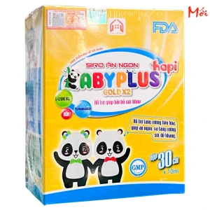 Siro ăn ngon Baby Plus, hỗ trợ tăng cường tiêu hóa, giúp ăn ngon