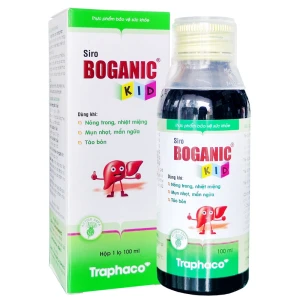 Siro Boganic Kid, hỗ trợ giúp thanh nhiệt, giải độc, mát gan
