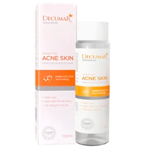 Yêu thích Toner For Acne Skin Decumar Advanced, làm sạch bụi bẩn, bã nhờn, dầu thừa