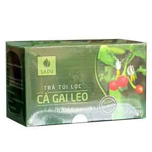 Trà túi lọc cà gai leo Sadu 99 nghìn, không hóa chất BVTV, không chất bảo quản
