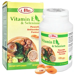 Yêu thích UBB Vitamin E & Selenium, hỗ trợ làm chậm tiến trình lão hóa của da
