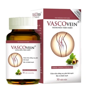 Vascovein, hỗ trợ làm giảm các triệu chứng tê, phù do suy giãn tĩnh mạch