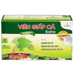 Yêu thích Viên Giấp Cá Extra New Brand, hỗ trợ cải thiện các triệu chứng của bệnh trĩ
