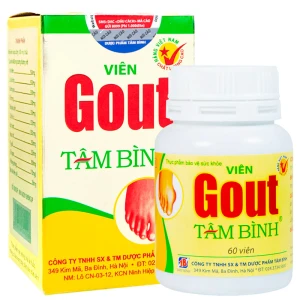Yêu thích Viên Gout Tâm Bình, phòng ngừa cơn gout cấp ở bệnh nhân mãn tính