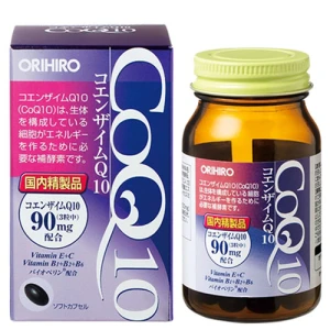 Viên uống Coenzyme Q10 Orihiro, hỗ trợ hạn chế oxy hóa, lão hóa da