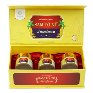 Yêu thích Viên uống đẹp da Sâm Tố Nữ Puecolazen Chính Hãng Có Tem CHG