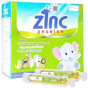 Zinc Znselen hỗ trợ kích thích hệ tiêu hóa, giúp ăn ngon