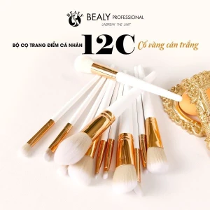 BỘ CỌ TRANG ĐIỂM CÁ NHÂN 12C_CỔ VÀNG CÁN TRẮNG