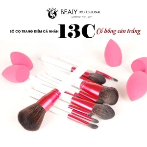 BỘ CỌ TRANG ĐIỂM CÁ NHÂN 13C_CỔ HỒNG CÁN TRẮNG